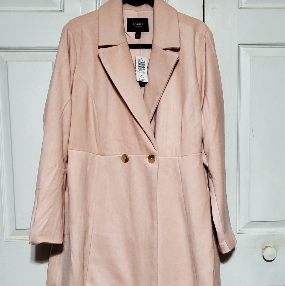New with tags, Torrid wool coat. Size 1